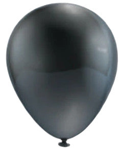 Globo Metálico No 12 Negro C/50