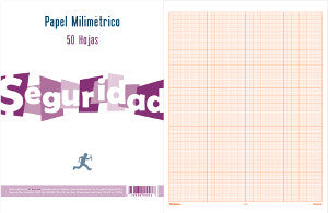 Block Milimétrico Seguridad Carta 50H