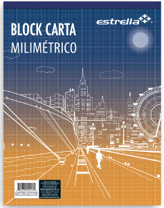 Block Milimétrico Estrella 50H Carta