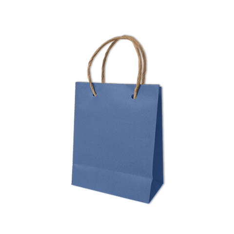 Bolsa Kraft Lisa Chica Color Azul Cielo