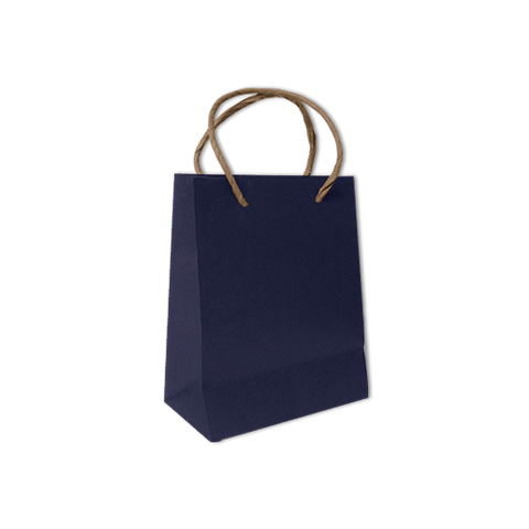 Bolsa Kraft Lisa Chica Color Azul Marino