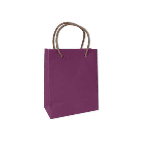 Bolsa Kraft Lisa Chica Color Morada