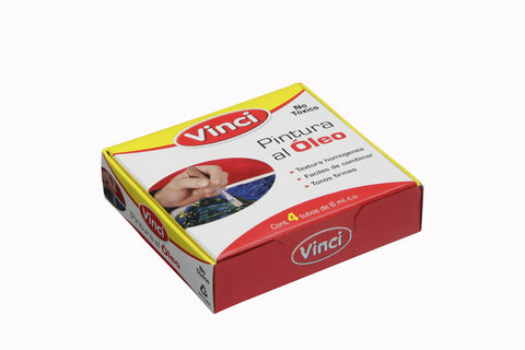 Pintura Oleo Vinci Verde Selva 8Ml C/4