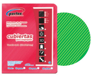 Pasta Esencial Estriada STD Verde Intenso C/25