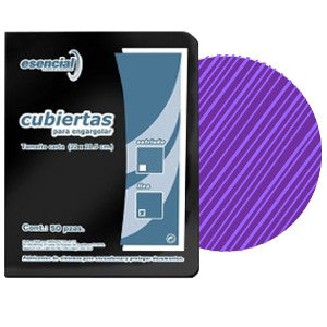 Pasta Perfex Esencial Estriada Std Morado C/25