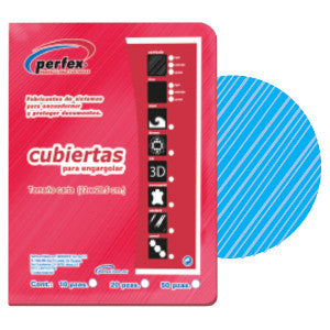 Pasta Perfex Estriada Std Azul Claro C/25