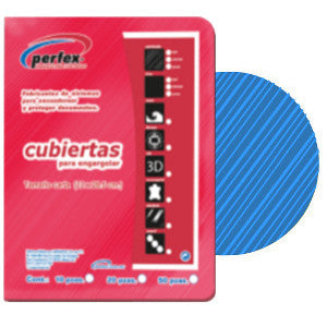 Pasta Perfex Estriada Std Azul Intenso C/25