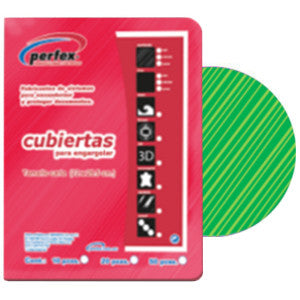 Pasta Perfex Estriada Std Verde C/25
