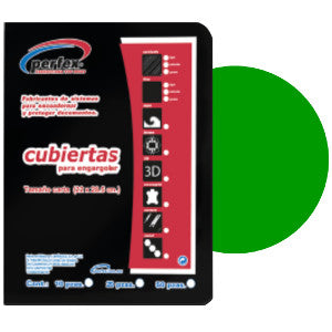 Pasta Perfex Lisa Std Verde Bandera C/25