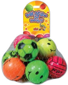 Pelota Esponja Decorada #2.5 C/10