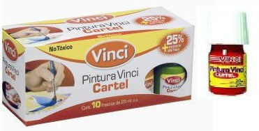 Pintura Dixon Cartel 25 Ml Rojo Carne C/10