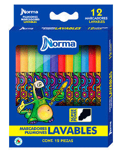 Plumón Norma Lavable C/12 544608