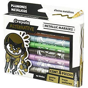 Plumón Crayola Metálico C/8