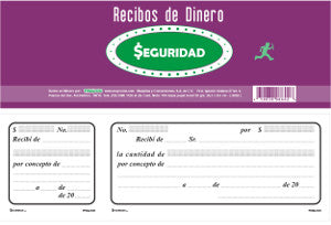 Recibo Dinero seguridad C/Talón C/5