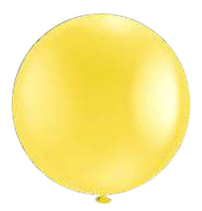 Globo Payaso No 24 Redondo Amarillo C/3