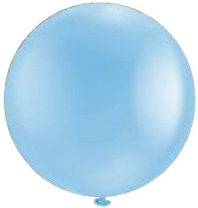 Globo Payaso No 36 Redondo Azul Cielo C/3
