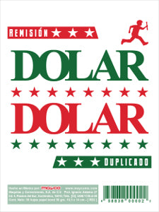 Remisión Dólar 1/8 Duplicado C/10 Block