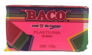 Plastilina Baco Rosa Fluorescente