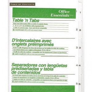 Separador Office Essentials C/5
