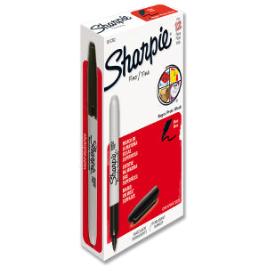 Sharpie Fino Negro C/12