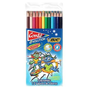 Colores Bic Grafito Conte C/12