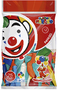 Globo Payaso No 12 Surtido C/25
