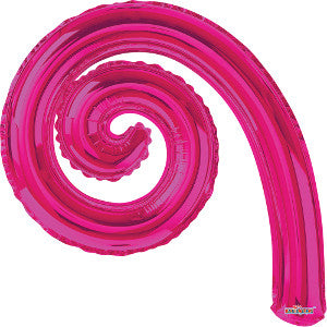 Globo Metálico Kurlys Spiral GB Magenta