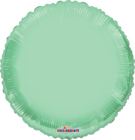 Globo Metálico 18C Green Macaron Round