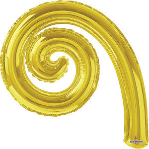 Globo Metálico Kurlys Spiral Dorado
