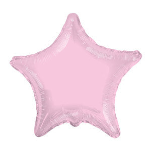 Globo MetÌÁlico 9S Estrella Rosa Pastel