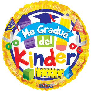 Globo Metálico 18C Me Gradué Del Kinder