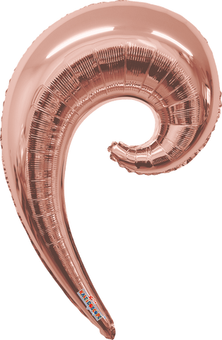 Globo Metálico Kurly Wave Rose Gold