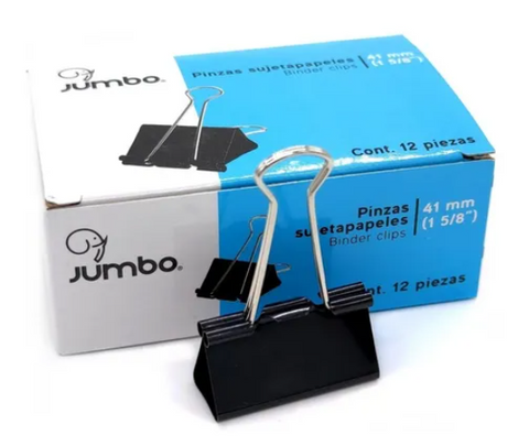 PINZA SUJETA PAPEL JUMBO