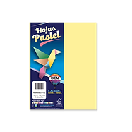Hoja Colores Diem C/100 Amarillo Pastel 02