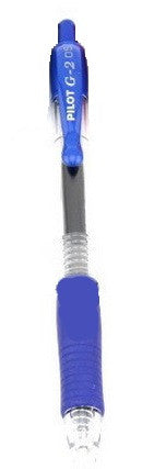 Bolígrafo Pilot G2 Extrafino C/12 Retráctil Azul