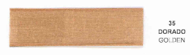 Liston Organza Lisa 18MTS #9 35 Dorado