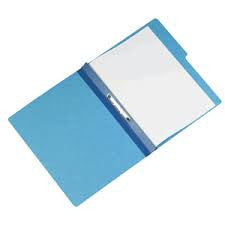 Folder C/Broche Carta Azul Claro C/10