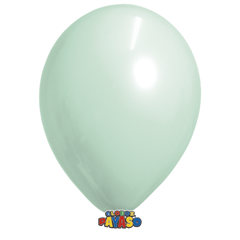 Globo Payaso #9 Macarron C/50 Verde
