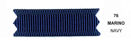 Listón Barrotado/Popotillo 0909 #1.5 76 Marino
