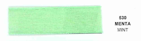 Listón Organza Lisa 18MTS #5 530 Menta