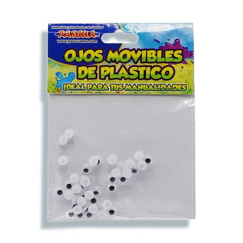 Ojitos Moviles Pascua C/50 6MM