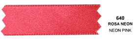 Listón Satinex Doble Cara 45MTS 1715 #01 640 Rosa Neon