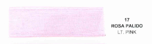 Liston Organza Lisa 18MTS #9 17 Rosa Palido
